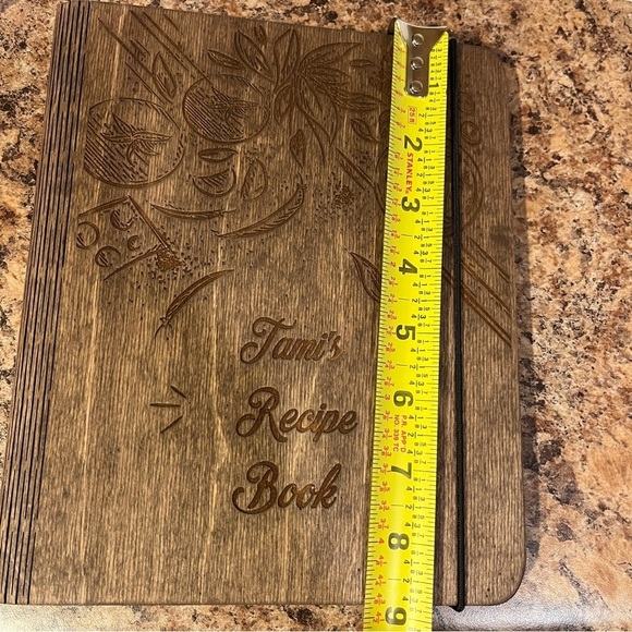 Wood Write Your Own Cookbook,‎ Recipe Book Binder, Tami’s recipe book - Picture 7 of 8